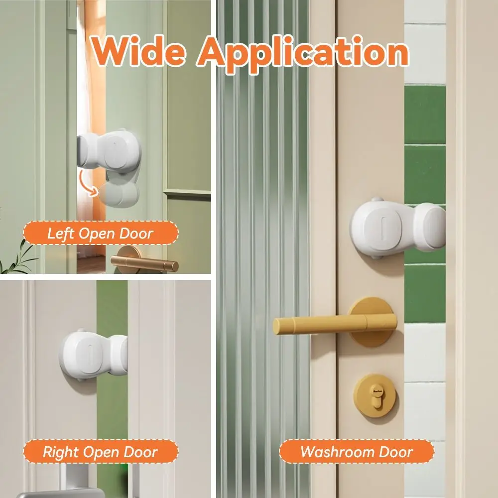 Automatic Unisex Safety Finger Pinch Guard Rotating No Drilling Safety Door Stopper Prevent Door Injuries Device for