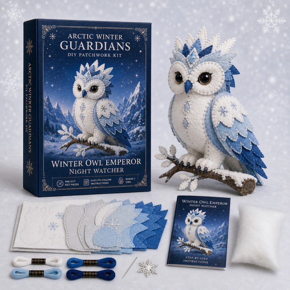 Arctic Winter Guardians DIY Patchwork Kit –🔥Last 4 hours 🔥