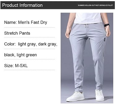 Stretch Pants – Last Day Promotion 49% OFF– Men‘s Fast Dry Stretch ...