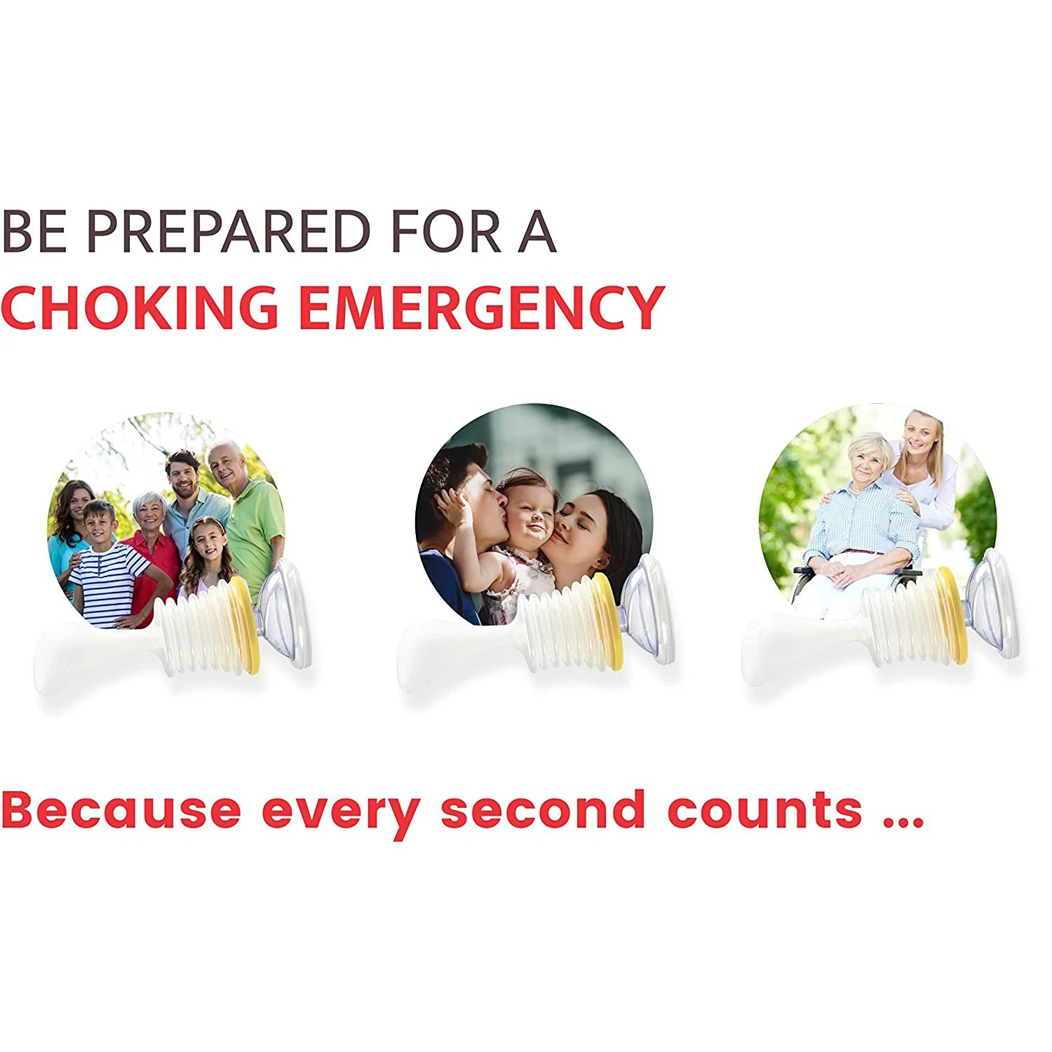(Home Must) Professional Choking Emergency Device for Adult and Children