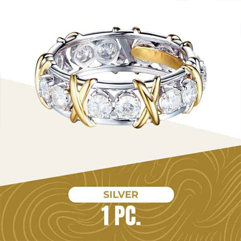 Moissanite Magnetology Lymphvity Ring（Limited Time Discount