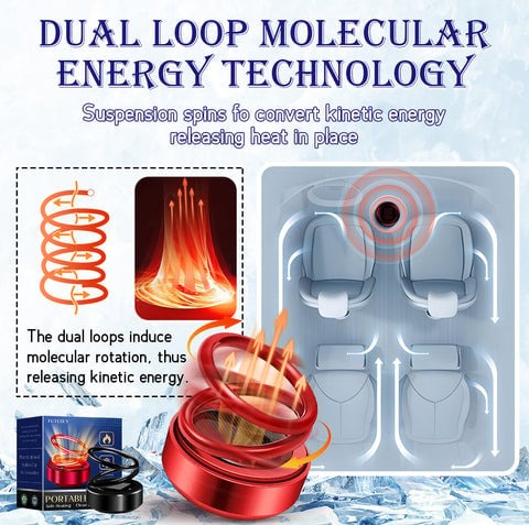 Chauffage moléculaire cinétique Portable,Mini réchauffeur