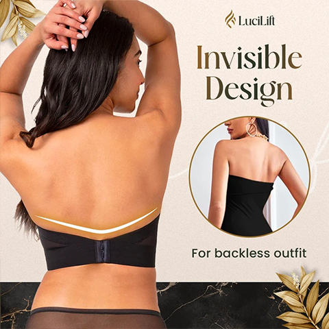 Total freedom, no shoulder straps! Gives excellent lift & support, without  straps and without underwire! Sculpts your bust to pe…