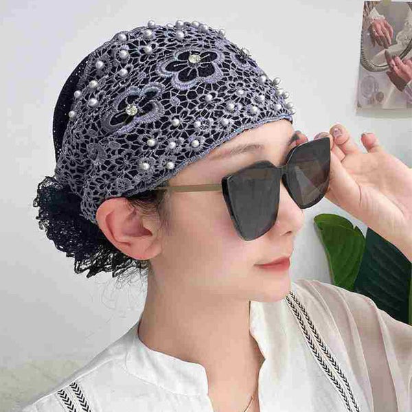 Women's Floral Lace Headwrap